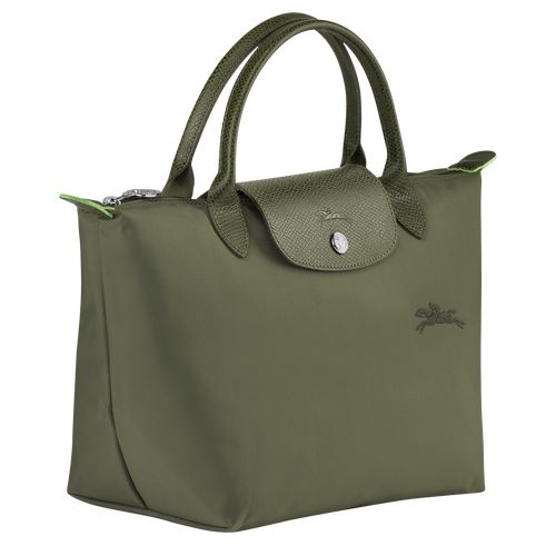 Forest - Recycled canvas Longchamp Le Pliage Green S Women Handbag | AU7356BE