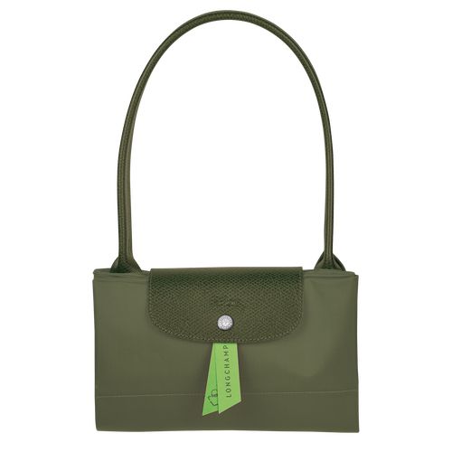 Forest - Recycled canvas Longchamp Le Pliage Green L Tote Women Shoulder Bags | AU7616BE