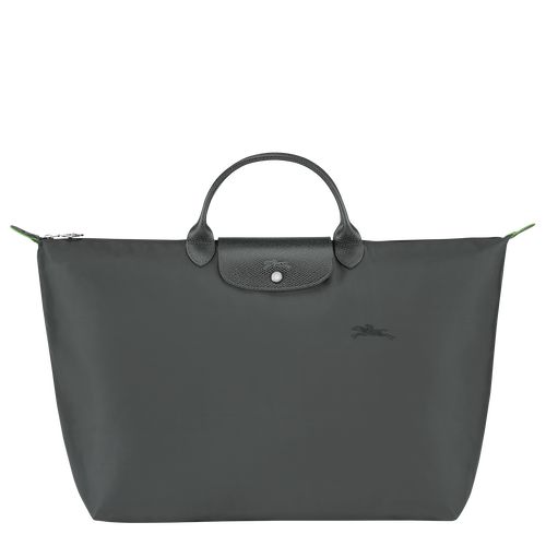 Graphite - Recycled canvas Longchamp Le Pliage Green S Women Travel Bags | AU8124SG