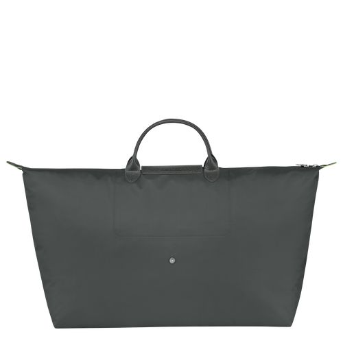 Graphite - Recycled canvas Longchamp Le Pliage Green M Women Travel Bags | AU8132ZU