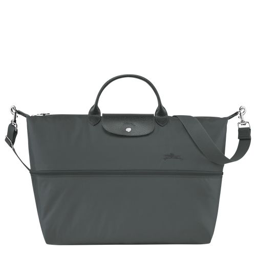 Graphite - Recycled canvas Longchamp Le Pliage Green expandable Women Travel Bags | AU8139MQ