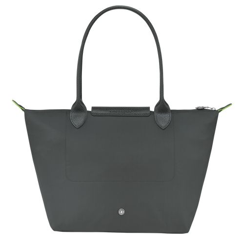 Graphite - Recycled canvas Longchamp Le Pliage Green M Tote Women Shoulder Bags | AU7619MQ