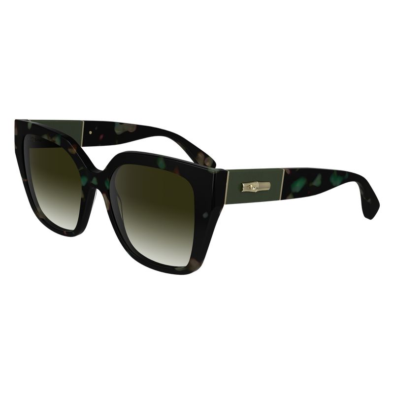 Green Havana - Acetate Longchamp Women Sunglasses | AU8514GS