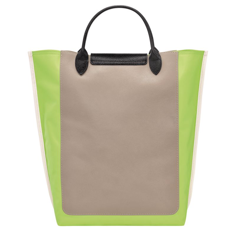 Green Light - Canvas Longchamp Cabas M Tote Men Handbag | AU8931FD