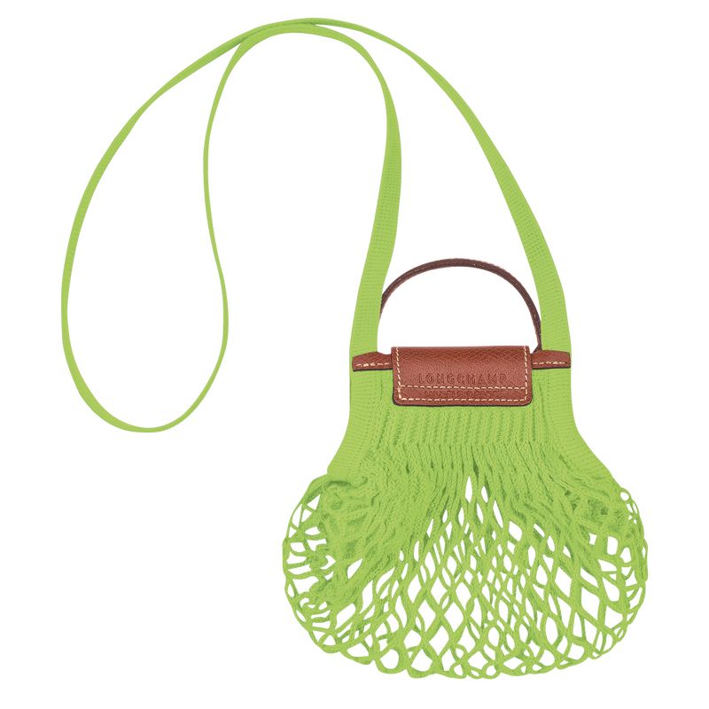 Green Light - Canvas Longchamp Le Pliage Filet XS Mesh bag Women Pouches | AU8000OK