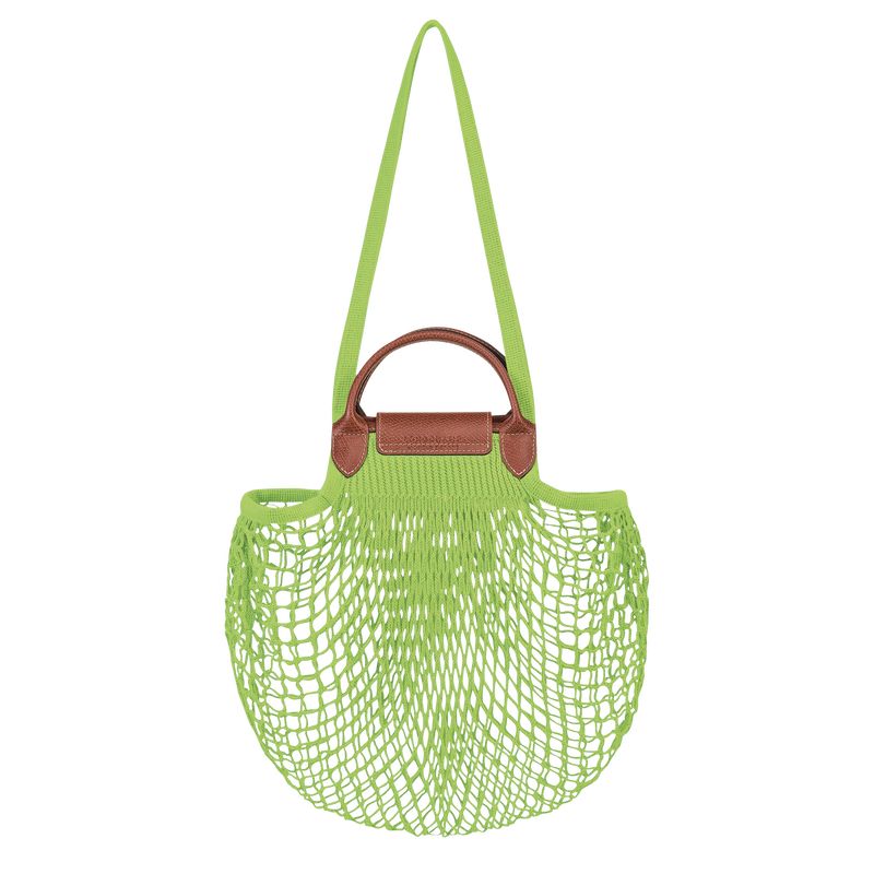 Green Light - Canvas Longchamp Le Pliage Filet L Mesh Women Shoulder Bags | AU7512BE