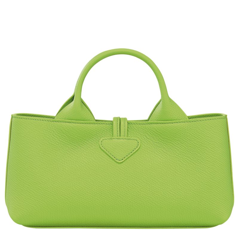 Green Light - Leather Longchamp Le Roseau S Women Handbag | AU7292SG