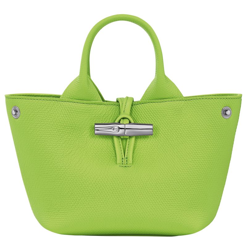 Green Light - Leather Longchamp Le Roseau XS Women Handbag | AU7299LI