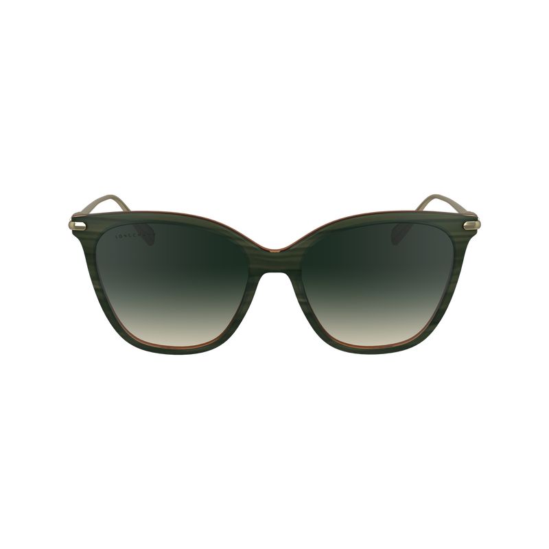 Green - Acetate / Metal Longchamp Women Sunglasses | AU8458LI