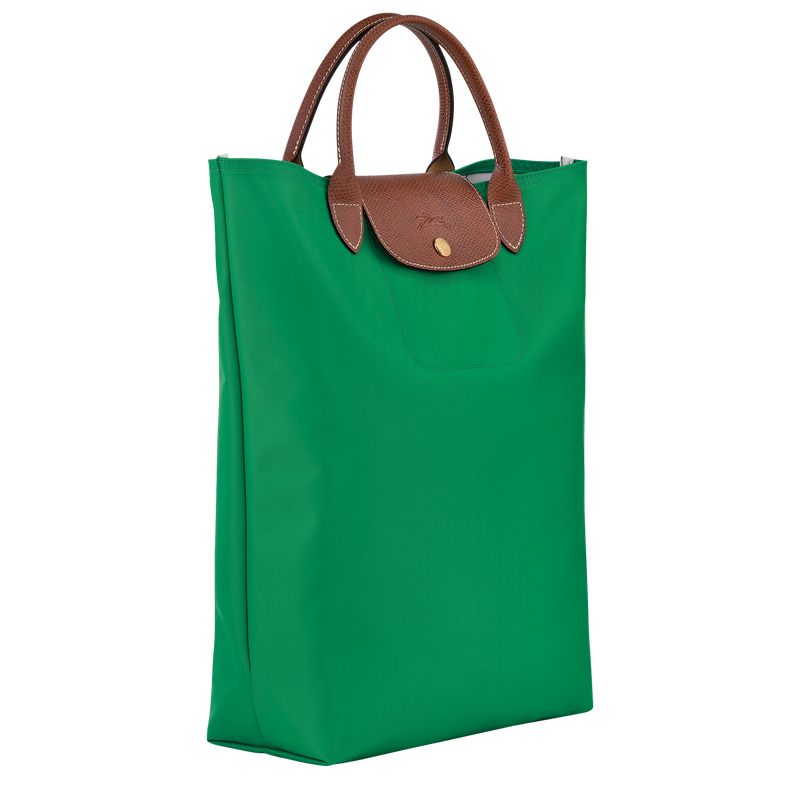 Green - Canvas Longchamp Le Pliage Original M Tote Women Handbag | AU7157ZU