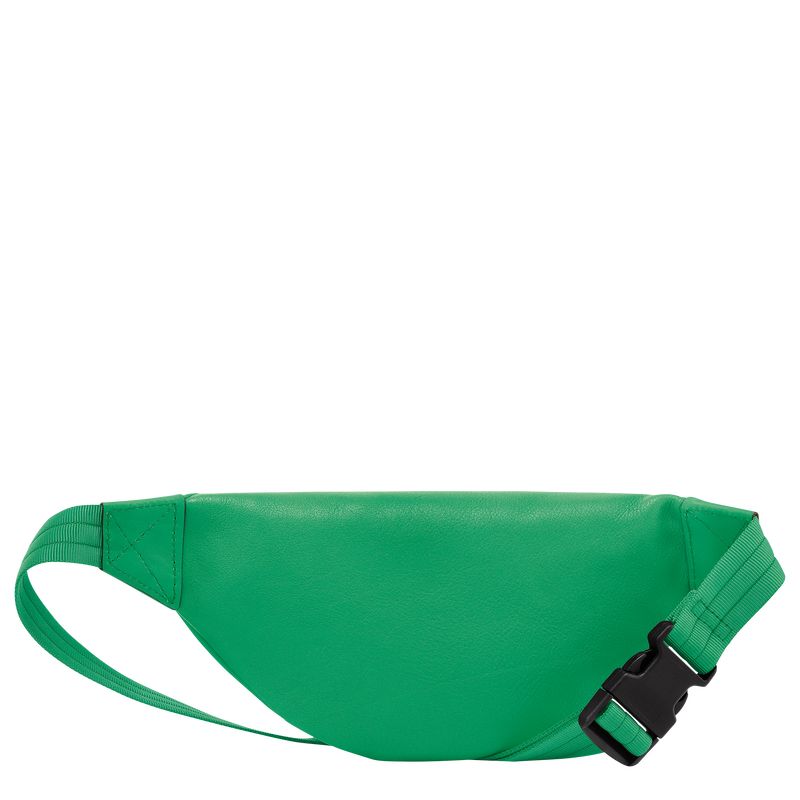 Green - Leather Longchamp 3D S Men Belt Bags | AU8883PJ