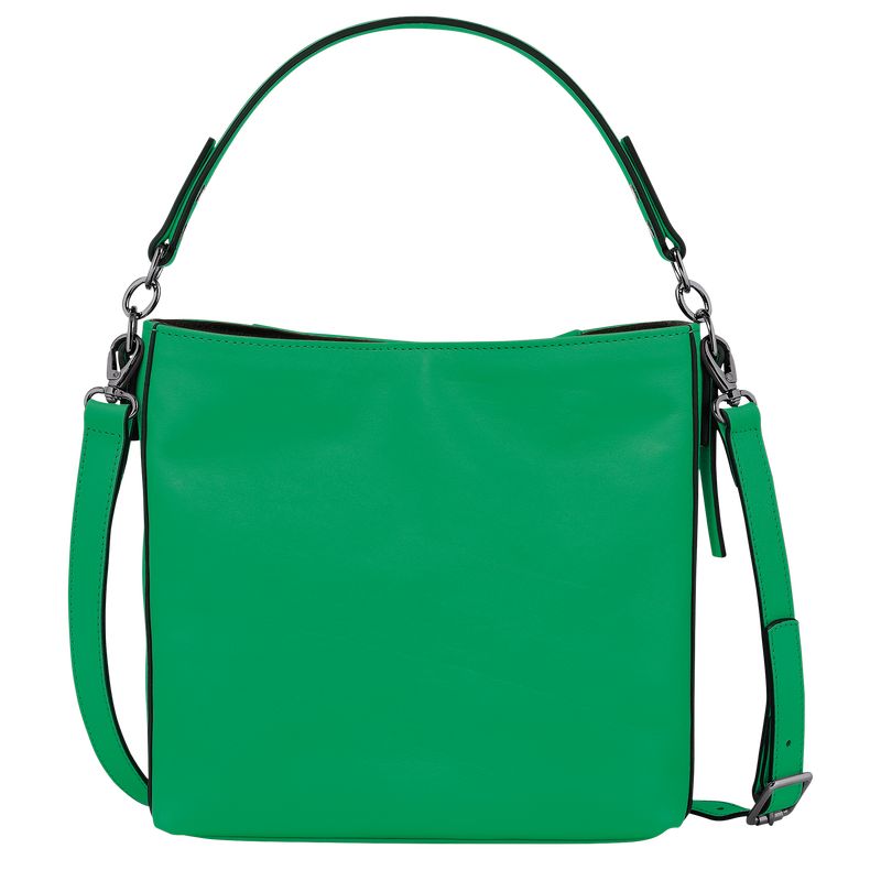 Green - Leather Longchamp 3D S Women Crossbody Bags | AU7433RV