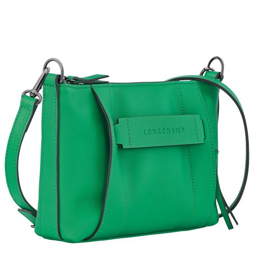 Green - Leather Longchamp 3D S Women Crossbody Bags | AU7495UZ