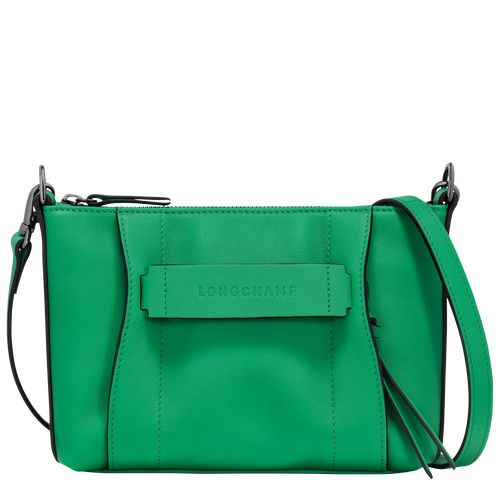 Green - Leather Longchamp 3D S Women Crossbody Bags | AU7495UZ