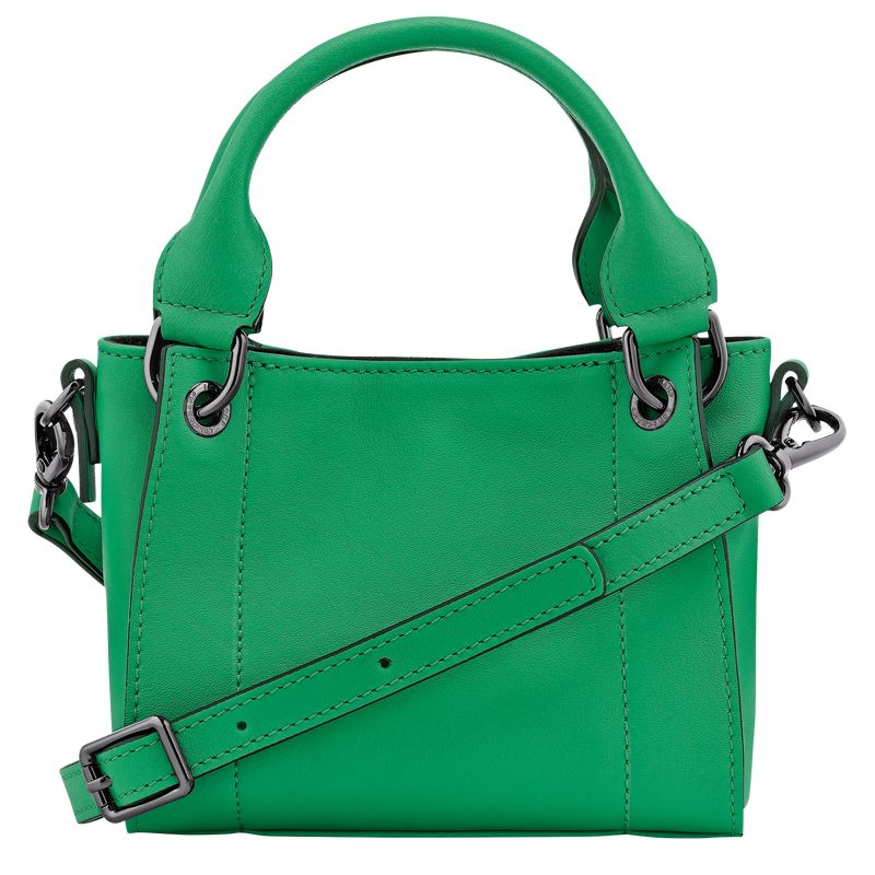 Green - Leather Longchamp 3D XS Handbag Women Mini Bags | AU7065IL