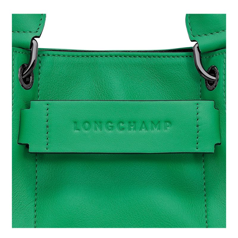 Green - Leather Longchamp 3D XS Handbag Women Mini Bags | AU7065IL