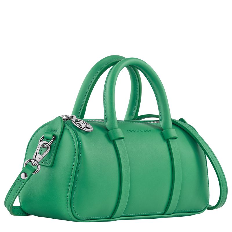 Green - Leather Longchamp Daylong S Women Handbag | AU7275YX