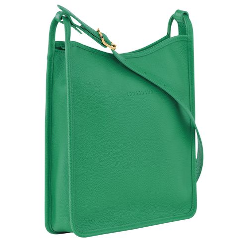 Green - Leather Longchamp Le FoulonnÉ M Women Crossbody Bags | AU7474GS