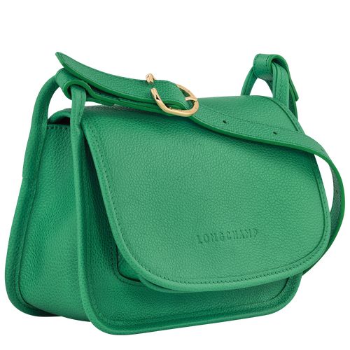 Green - Leather Longchamp Le FoulonnÉ S Women Crossbody Bags | AU7488QM