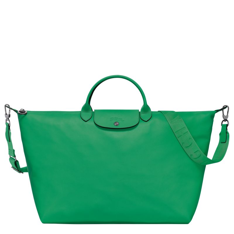 Green - Leather Longchamp Le Pliage Xtra S Women Travel Bags | AU8092XY