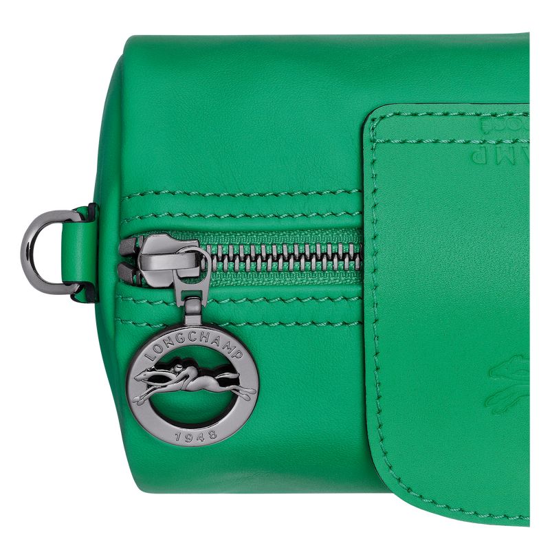 Green - Leather Longchamp Le Pliage Xtra XS Crossbody Women Mini Bags | AU7113SG