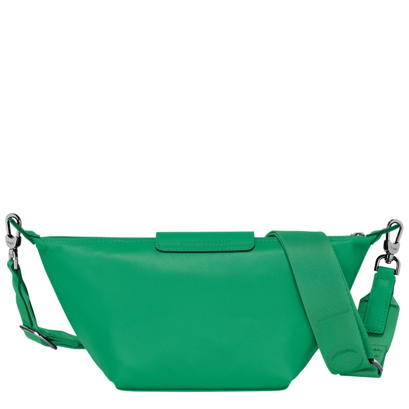 Green - Leather Longchamp Le Pliage Xtra XS Men Crossbody Bags | AU8803GS