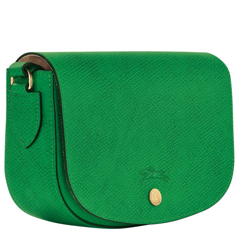 Green - Leather Longchamp Épure S Women Crossbody Bags | AU7422GS