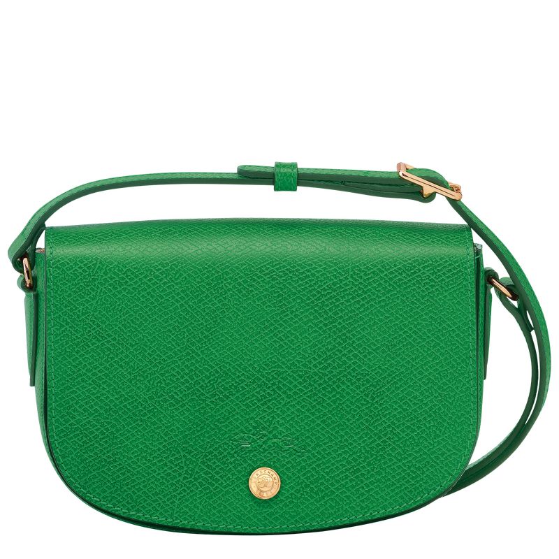 Green - Leather Longchamp Épure S Women Crossbody Bags | AU7422GS