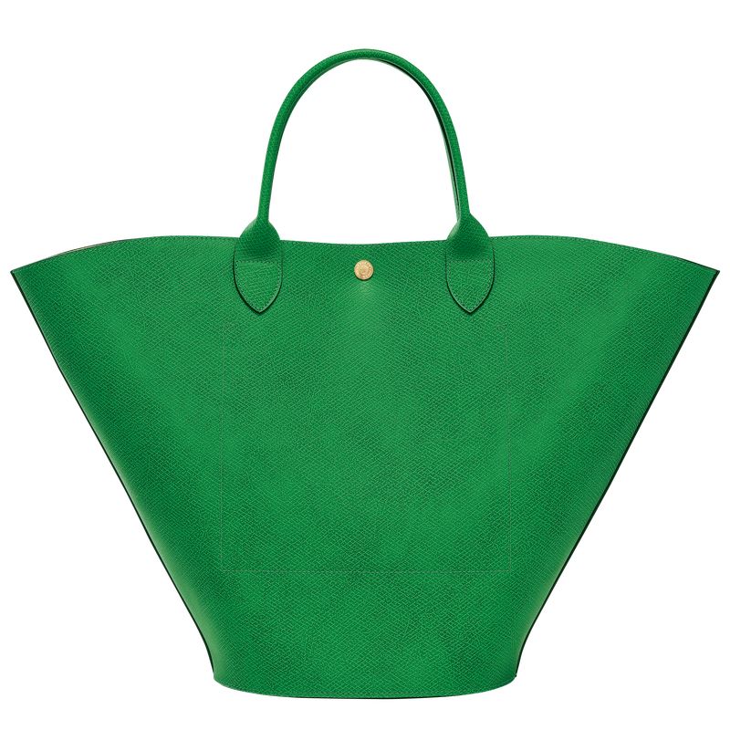 Green - Leather Longchamp Épure XL Tote Women Handbag | AU7261ZU