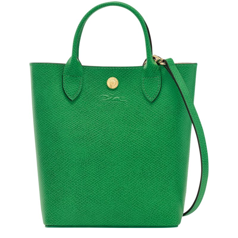 Green - Leather Longchamp Épure XS Tote Women Mini Bags | AU7062AH