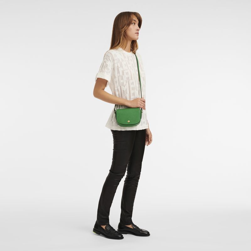 Green - Leather Longchamp Épure XS Women Crossbody Bags | AU7430UZ