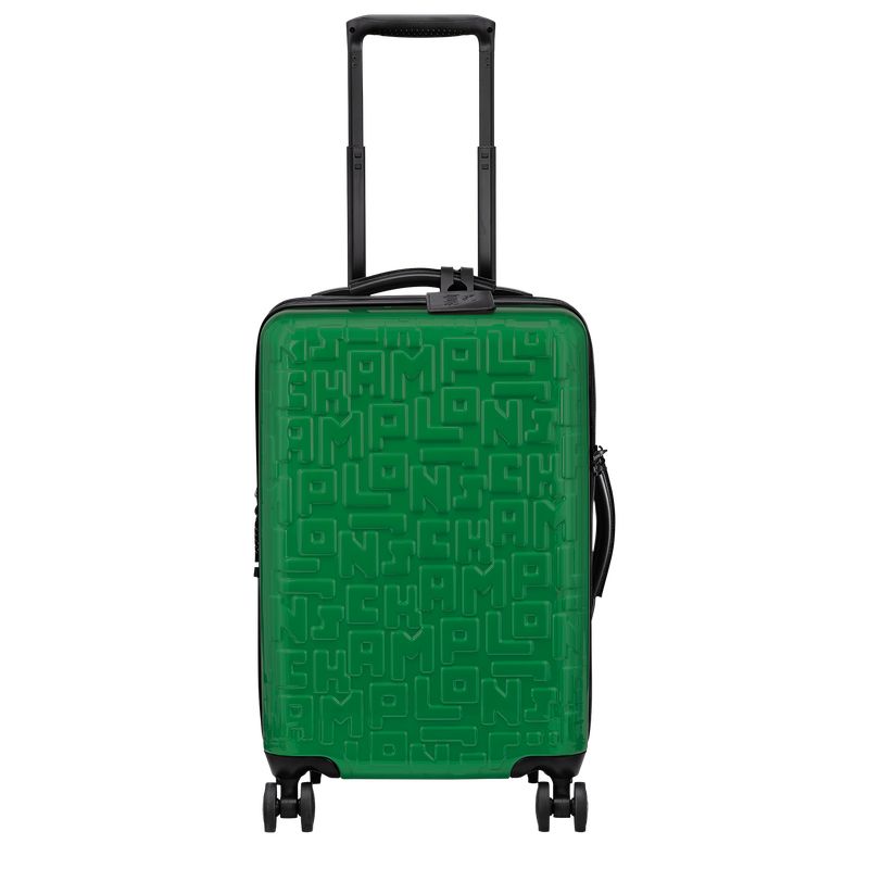 Green - Polycarbonate Longchamp LGP Travel M Women Suitcases | AU8152DF