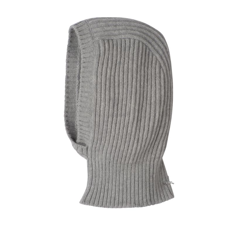 Grey - Knit Longchamp Balaclava Men Hats | AU9403PJ