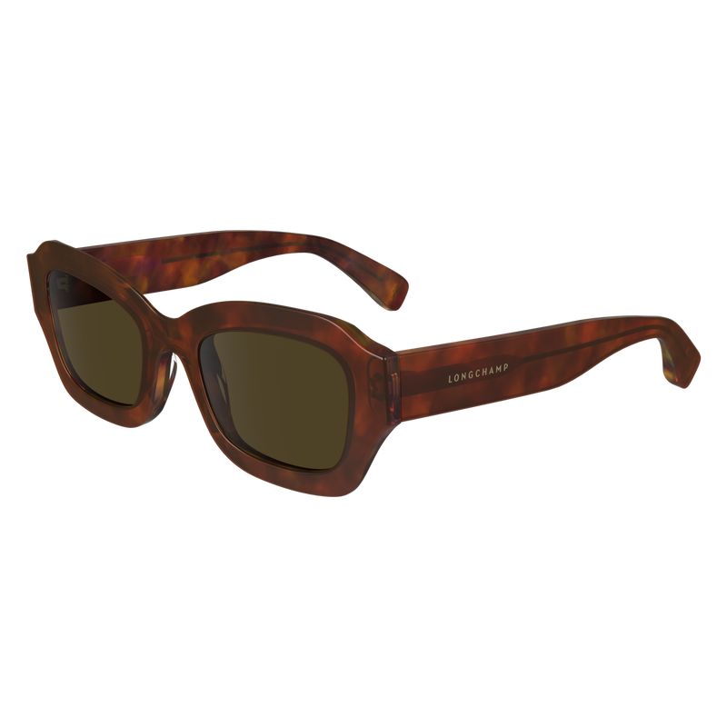 Havana Brown - Acetate Longchamp Women Sunglasses | AU8457ZU