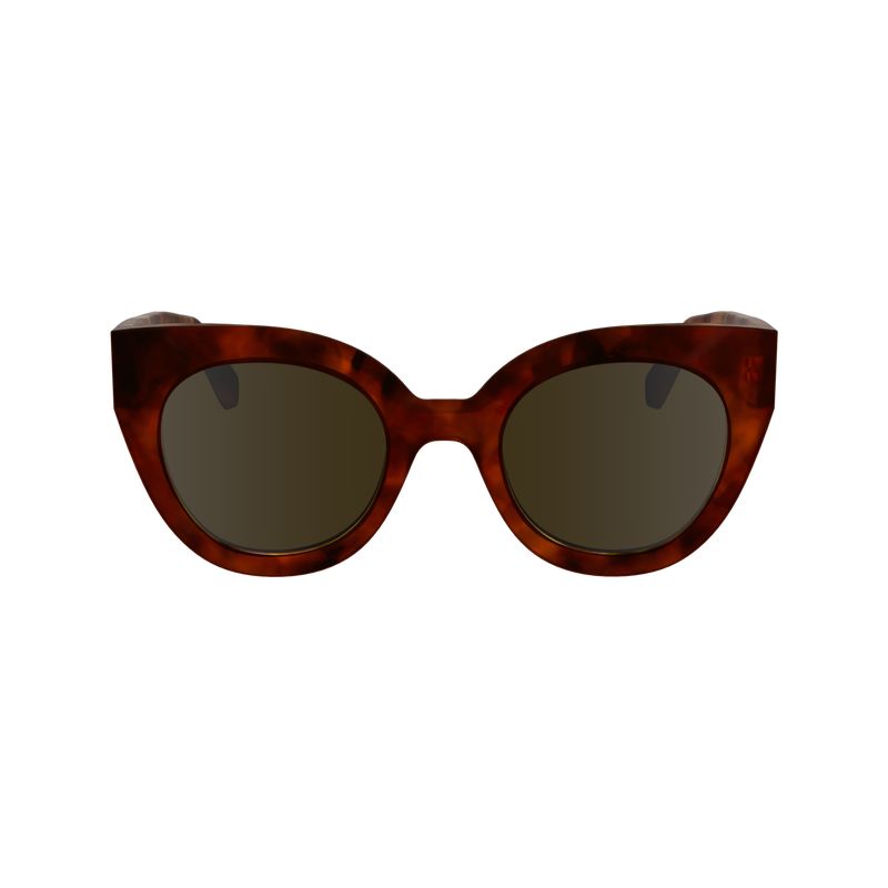 Havana Brown - Acetate Longchamp Women Sunglasses | AU8463FD