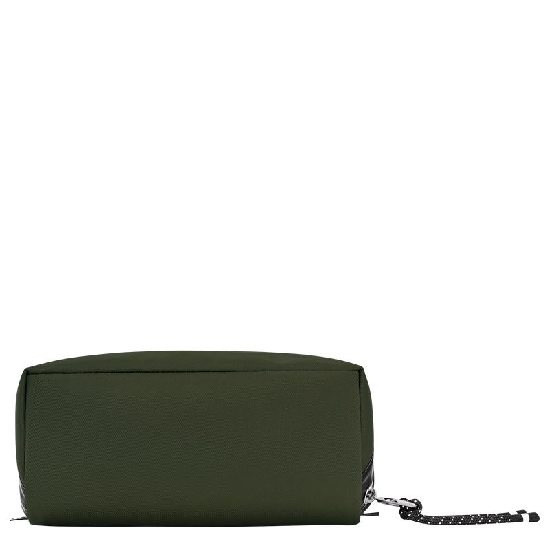 Khaki - Canvas Longchamp Le Pliage Energy Men Pouches | AU9098EB