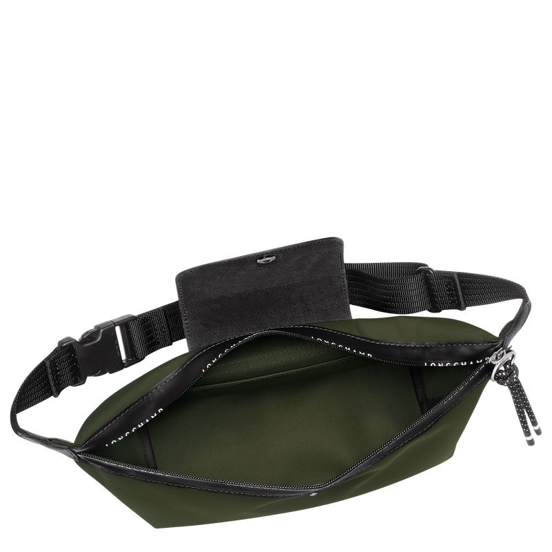 Khaki - Canvas Longchamp Le Pliage Energy M Women Belt Bags | AU7623CT