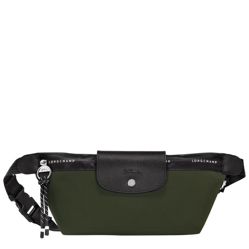 Khaki - Canvas Longchamp Le Pliage Energy M Women Belt Bags | AU7623CT