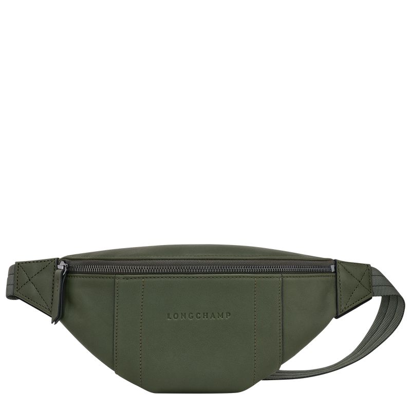 Khaki - Leather Longchamp 3D S Men Belt Bags | AU8882AH