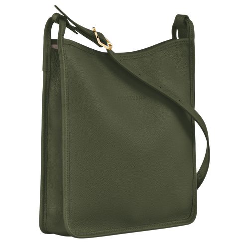 Khaki - Leather Longchamp Le FoulonnÉ M Women Crossbody Bags | AU7471KO