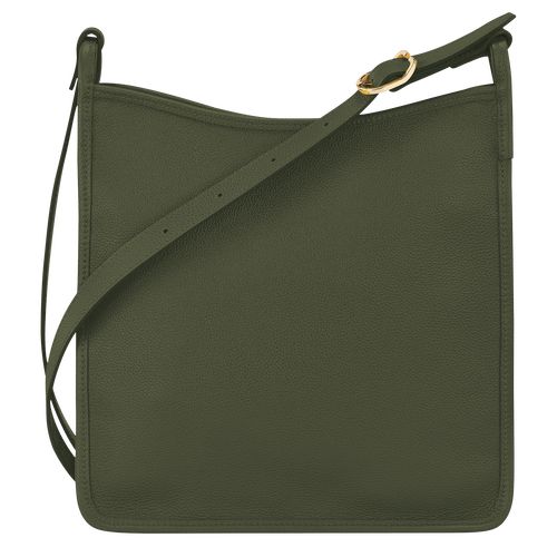 Khaki - Leather Longchamp Le FoulonnÉ M Women Crossbody Bags | AU7471KO