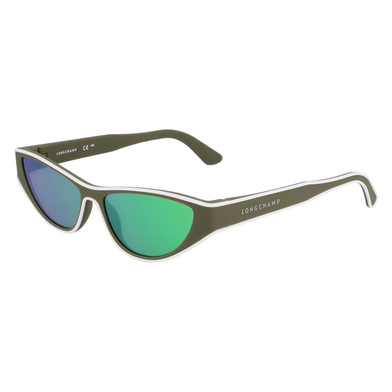 Khaki - Plant Based Resin Longchamp Women Sunglasses | AU8522UZ