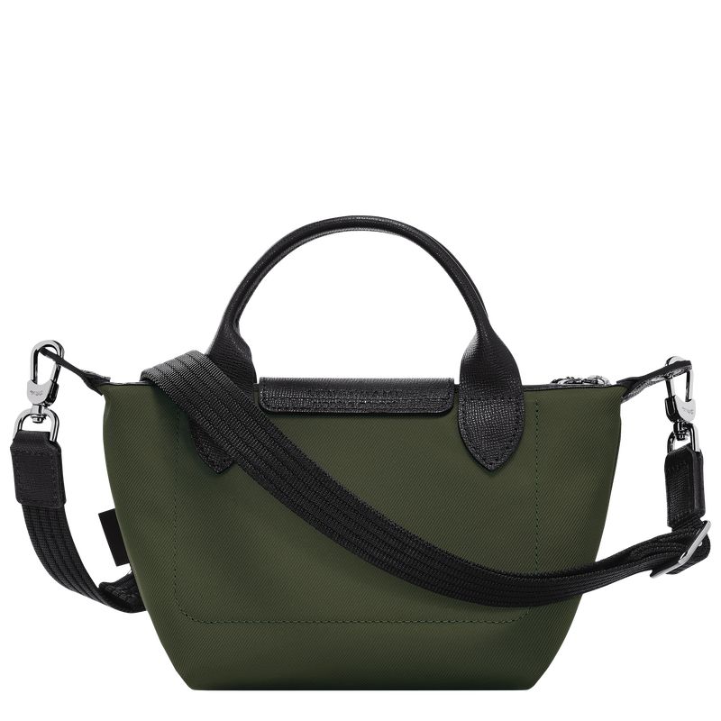 Khaki - Recycled canvas Longchamp Le Pliage Energy XS Women Handbag | AU7181TC