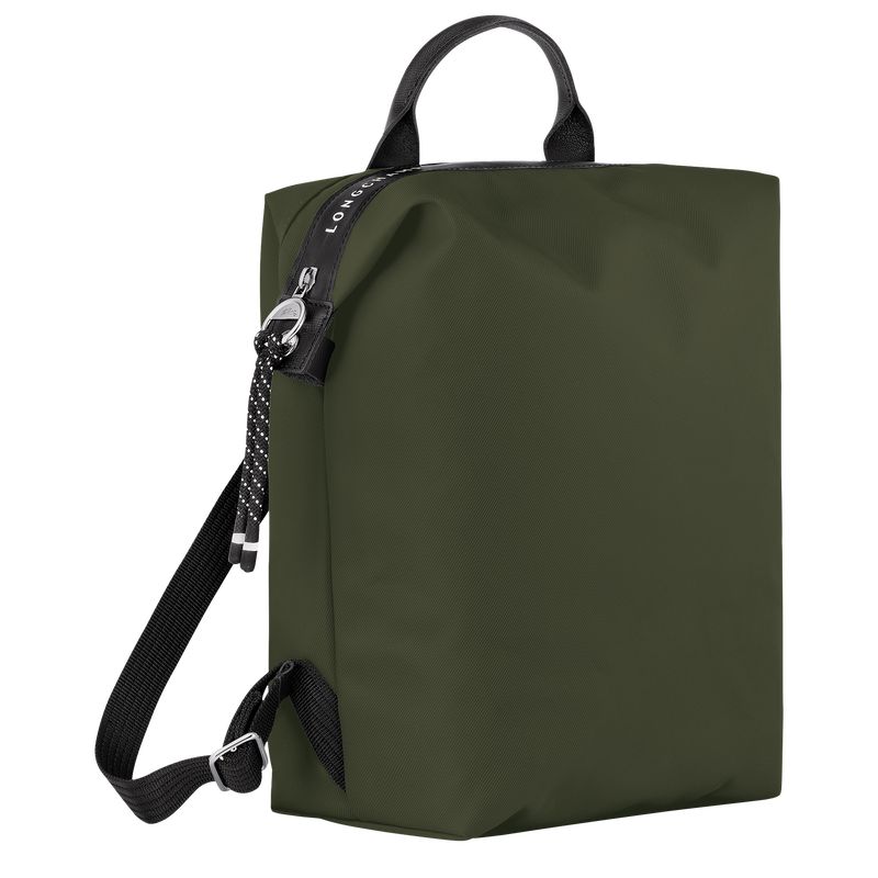 Khaki - Recycled canvas Longchamp Le Pliage Energy L Men Backpacks | AU8838EB