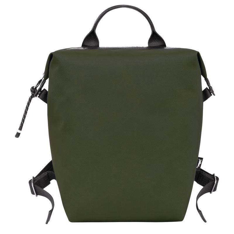 Khaki - Recycled canvas Longchamp Le Pliage Energy L Men Backpacks | AU8838EB