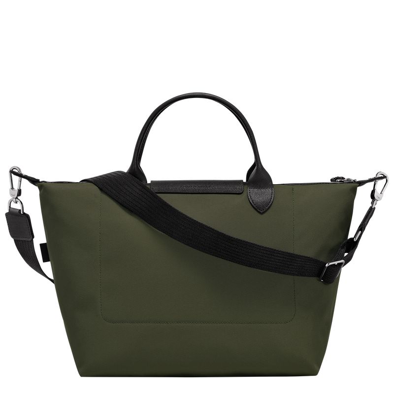 Khaki - Recycled canvas Longchamp Le Pliage Energy L Men Handbag | AU8909JP