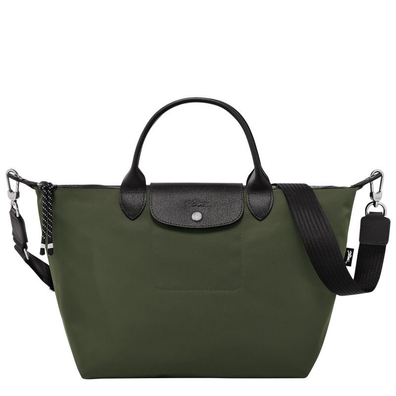 Khaki - Recycled canvas Longchamp Le Pliage Energy L Men Handbag | AU8909JP