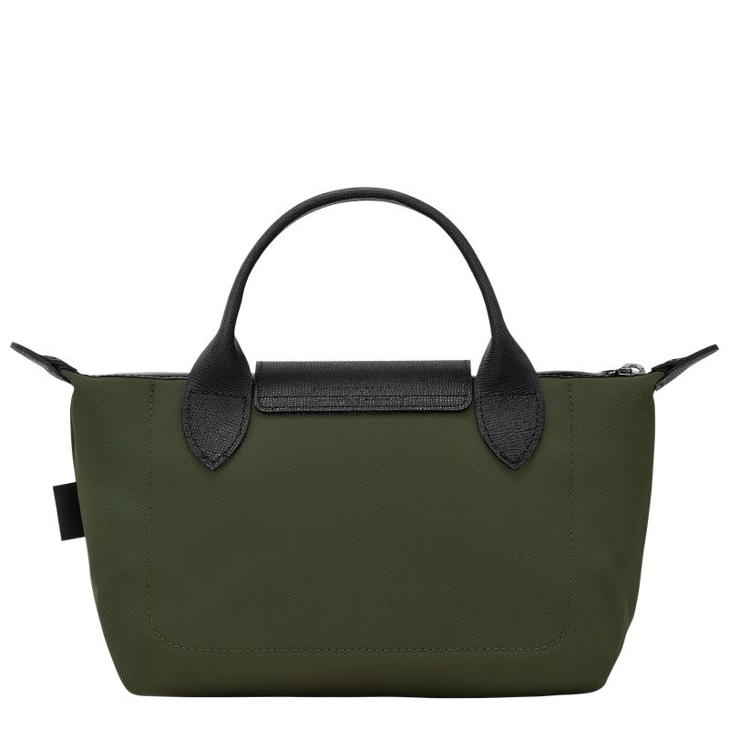 Khaki - Recycled canvas Longchamp Le Pliage Energy Women Pouches | AU7703UZ