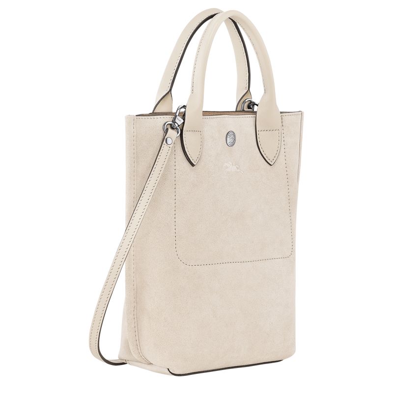 Linen - Leather Longchamp Cabas XS Tote Women Handbag | AU7216DF