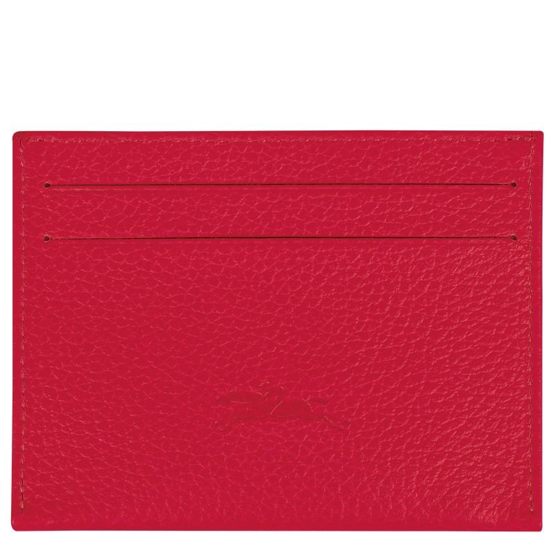 Love - Leather Longchamp Le FoulonnÉ Men Card Holder | AU9050WN